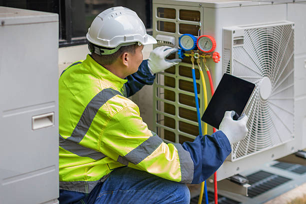 Professional Air Duct Cleaning technician working in Orkney Springs, VA